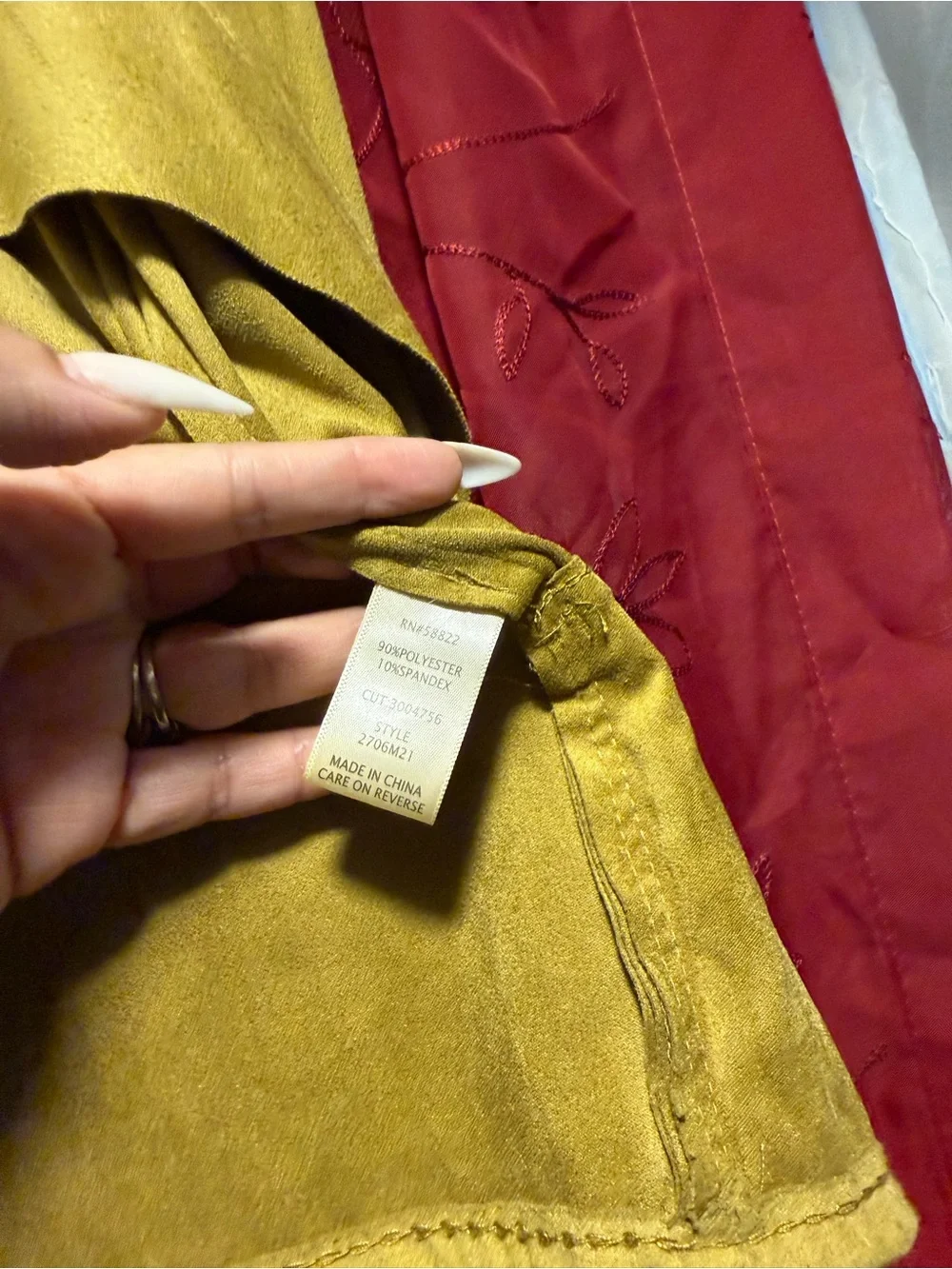 Max Studio Mustard Draped Suede Blazer